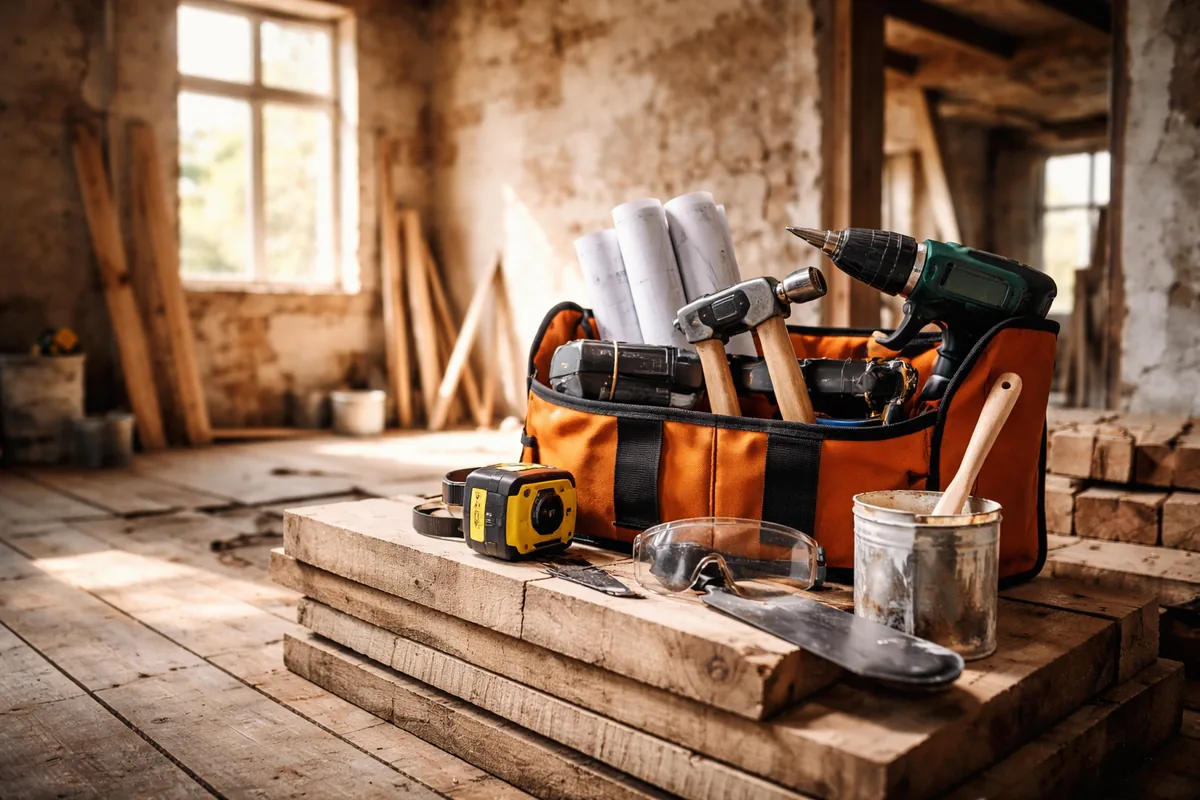 Comment choisir les bons outils pour rénover une maison ancienne