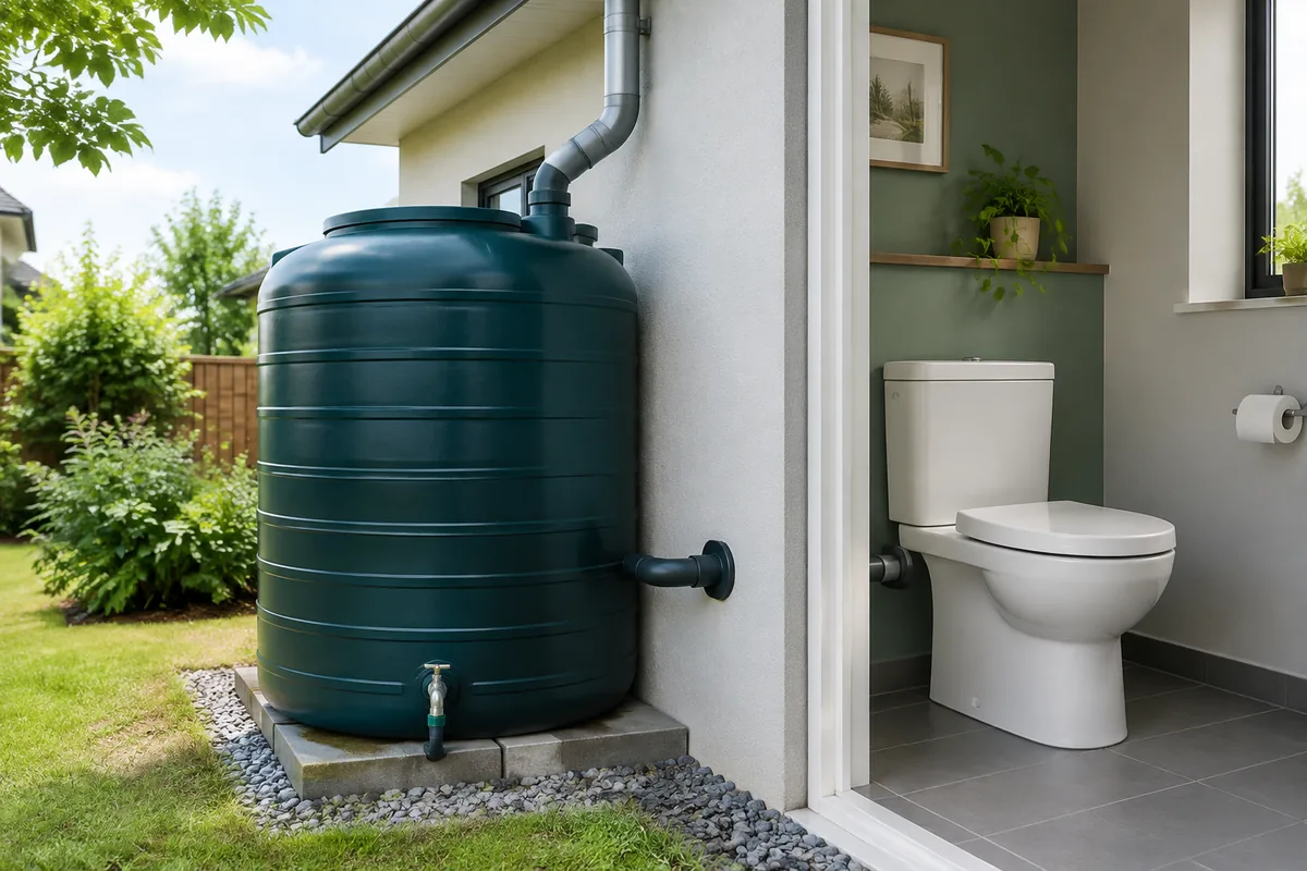 Comment choisir un récupérateur d’eau de pluie pour alimenter les toilettes