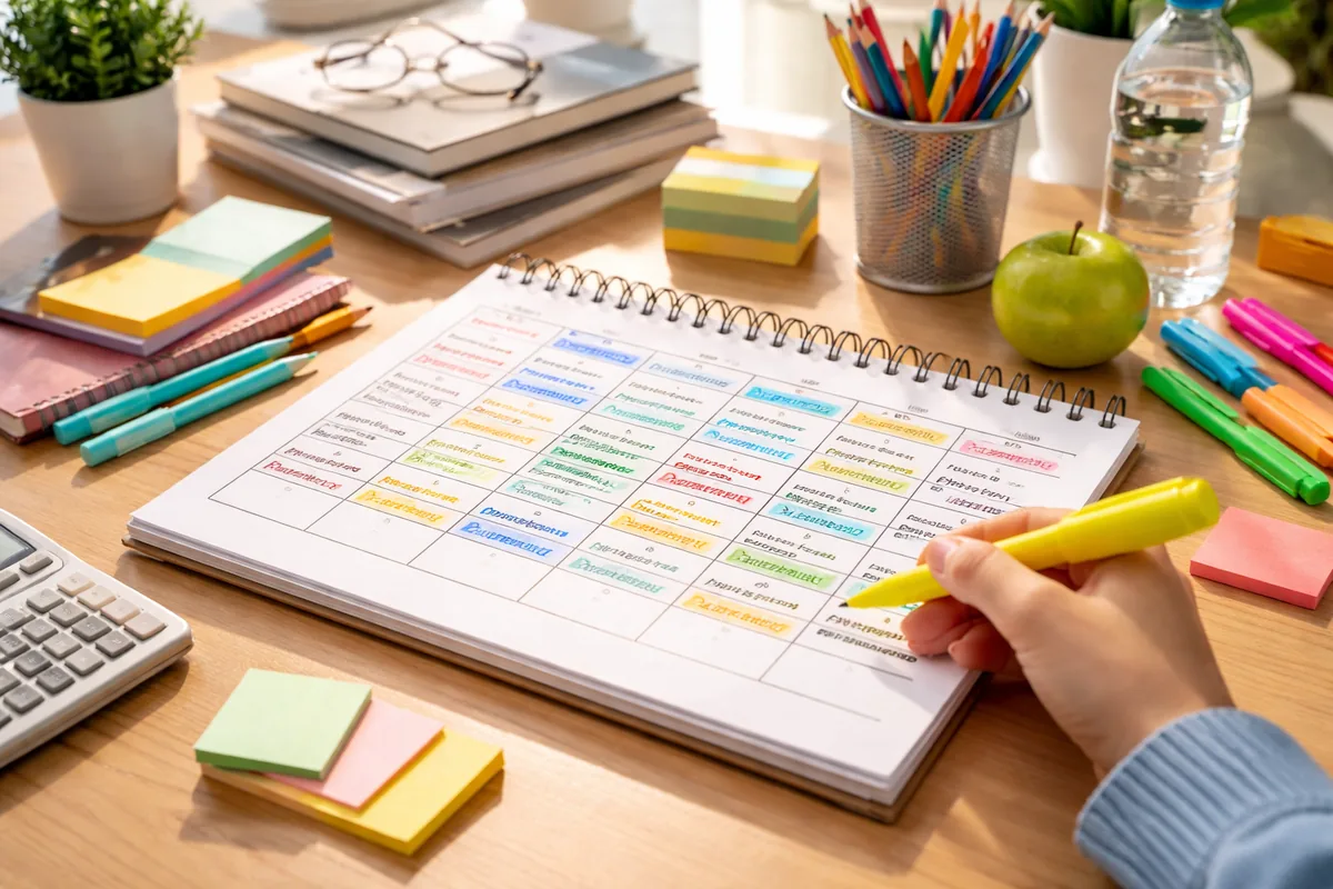 Comment élaborer un planning de révisions pour le Bac et le Brevet étape par étape