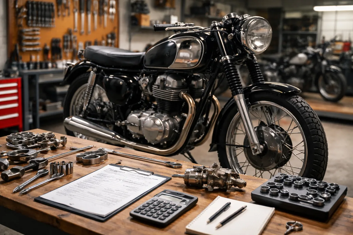 Comment établir une évaluation complète des coûts de restauration d'une moto classique