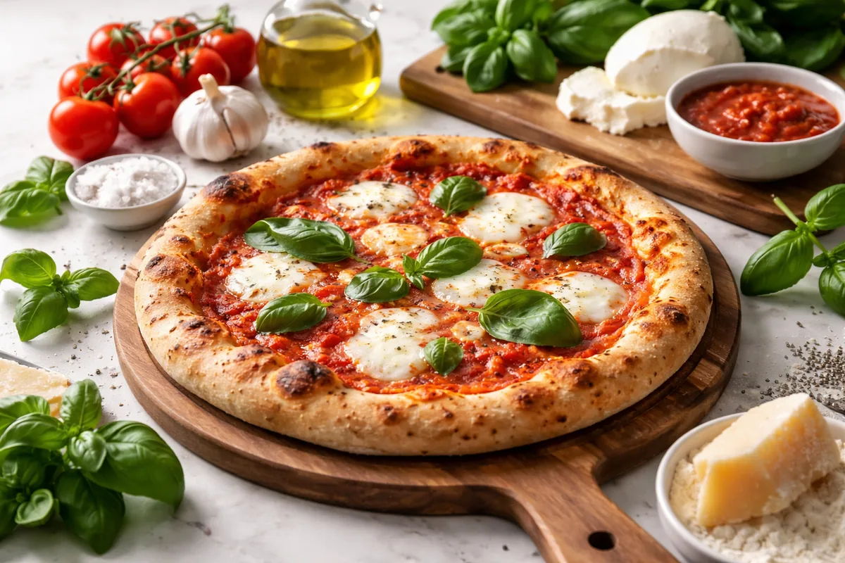 Comment faire une pizza maison à partir d'ingrédients frais et de qualité